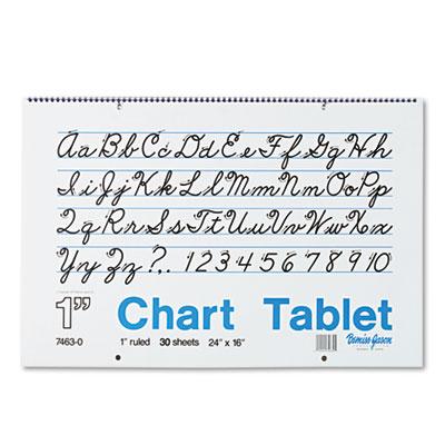 View larger image of Chart Tablets, Presentation Format (1" Rule), 24 x 16, White, 30 Sheets