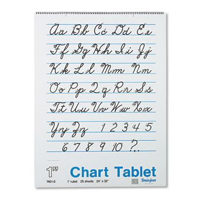 View larger image of Chart Tablets, Presentation Format (1" Rule), 24 x 32, White, 25 Sheets