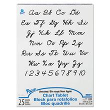 Chart Tablets, Unruled, 24 x 32, White, 25 Sheets