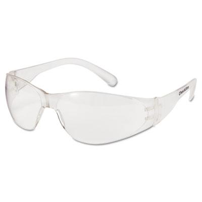 View larger image of Checklite Safety Glasses, Clear Frame, Clear Lens