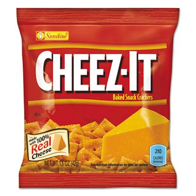 View larger image of Cheez-it Crackers, 1.5 oz Bag, Reduced Fat, 60/Carton