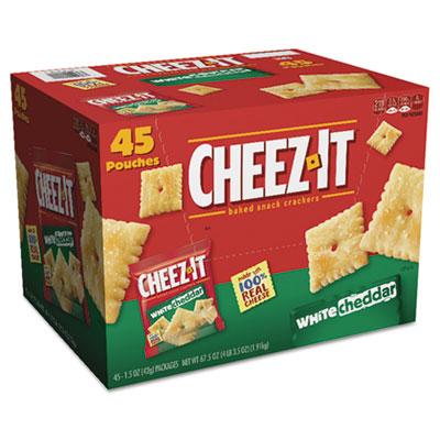 View larger image of Cheez-it Crackers, 1.5 oz Bag, White Cheddar, 45/Carton