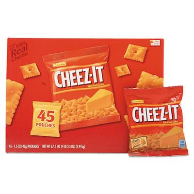View larger image of Cheez-it Crackers, Original, 1.5 oz Pack, 45 Packs/Carton
