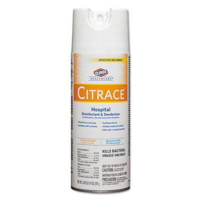 View larger image of Citrace Hospital Disinfectant & Deodorizer, Citrus, 14oz Aerosol, 12/Carton