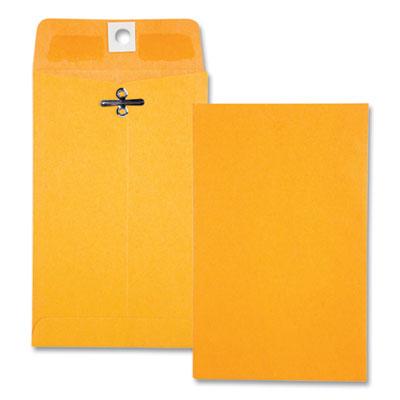 View larger image of Clasp Envelope, 28 lb Bond Weight Kraft, #15, Square Flap, Clasp/Gummed Closure, 4 x 6.38, Brown Kraft, 100/Box