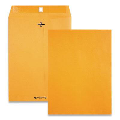 View larger image of Clasp Envelope, 28 lb Bond Weight Kraft, #90, Square Flap, Clasp/Gummed Closure, 9 x 12, Brown Kraft, 100/Box