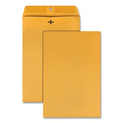View larger image of Clasp Envelope, 28 lb Bond Weight Kraft, #98, Square Flap, Clasp/Gummed Closure, 10 x 15, Brown Kraft, 100/Box
