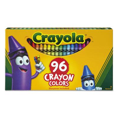 View larger image of Classic Color Crayons In Flip-Top Pack With Sharpener, 96 Colors/pack
