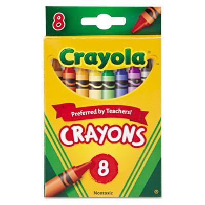 View larger image of Classic Color Crayons, Peggable Retail Pack, Peggable Retail Pack, 8 Colors/pack