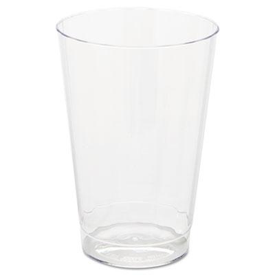 View larger image of Classic Crystal Plastic Tumblers, 12 oz, Clear, Fluted, Tall