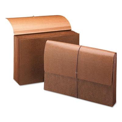 View larger image of Classic Expanding Partition Wallets, 5.25" Expansion, 6 Sections, Legal Size, Redrope