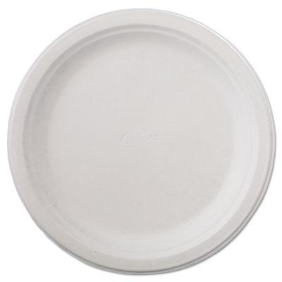 View larger image of Classic Paper Dinnerware, Plate, 9 3/4" dia, White, 125/Pack, 4 Packs/Carton
