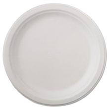 Classic Paper Dinnerware, Plate, 9 3/4" dia, White, 125/Pack, 4 Packs/Carton