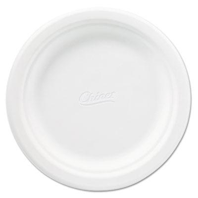 View larger image of Classic Paper Plates, 6 3/4 Inches, White, Round, 125/Pack