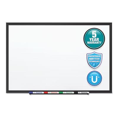 View larger image of Classic Series Nano-Clean Dry Erase Board, 36 x 24, White Surface, Black Aluminum Frame