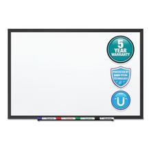 Classic Series Nano-Clean Dry Erase Board, 36 x 24, White Surface, Black Aluminum Frame