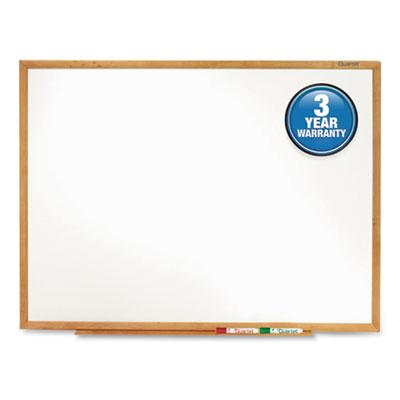 View larger image of Classic Series Total Erase Dry Erase Boards, 36 x 24, White Surface, Oak Fiberboard Frame