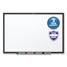 Classic Series Total Erase Dry Erase Boards, 96 x 48, White Surface, Black Aluminum Frame