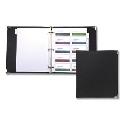 View larger image of Classic Vinyl Business Card Binder, 200 Card Cap, 2 x 3 1/2 Cards, Ebony