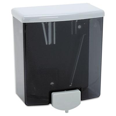 View larger image of ClassicSeries Surface-Mounted Liquid Soap Dispenser, 40 oz, 5.81" x 3.31" x 6.88", Black/Gray