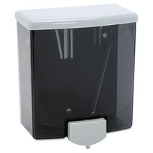 ClassicSeries Surface-Mounted Liquid Soap Dispenser, 40 oz, 5.81" x 3.31" x 6.88", Black/Gray