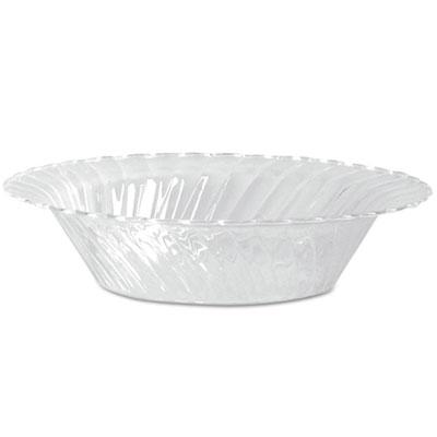 View larger image of Classicware Plastic Dinnerware, Bowls, Clear, 10 oz, 18/Pack, 10 Packs/CT
