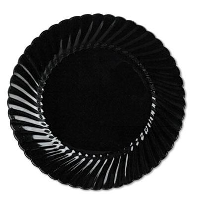 View larger image of Classicware Plates, Plastic, 10.25 in, Black, 144/case