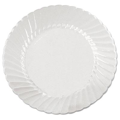 View larger image of Classicware Plates, Plastic, 6 in, Clear, 18/Bag, 10 Bag/Carton