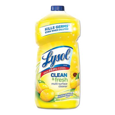 View larger image of Clean and Fresh Multi-Surface Cleaner, Sparkling Lemon and Sunflower Essence Scent, 40 oz Bottle