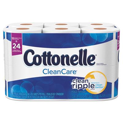 View larger image of Clean Care Bathroom Tissue, Septic Safe, 1-Ply, White, 170 Sheets/Roll, 12 Rolls/Pack