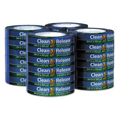 View larger image of Clean Release Painter's Tape, 3" Core, 0.94" x 60 yds, Blue, 24/Carton