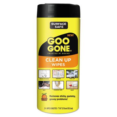 View larger image of Clean Up Wipes, 1-Ply, 8 x 7, Citrus Scent, White, 24/Canister, 4 Canisters/Carton