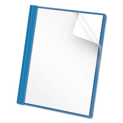 View larger image of Clear Front Report Cover, Prong Fastener, 0.5" Capacity, 8.5 X 11, Clear/light Blue, 25/box