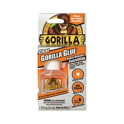 View larger image of Clear Gorilla Glue, 1.75 oz, Dries Clear, 4/Carton