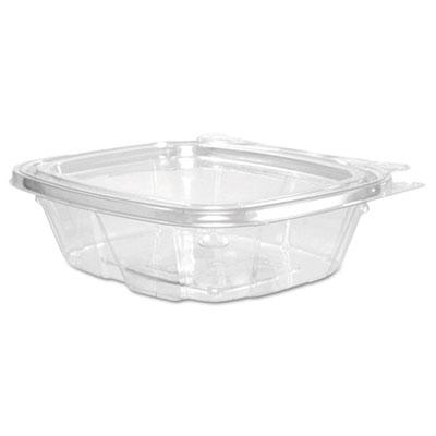 View larger image of ClearPac SafeSeal Tamper-Resistant/Evident Containers, Flat Lid, 8 oz, 4.9 x 1.4 x 5.5, Clear, Plastic, 100/Bag, 2 Bags/CT