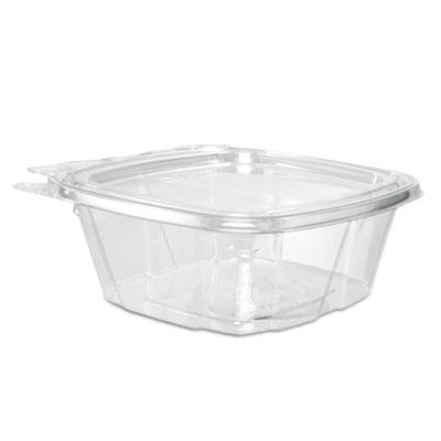 View larger image of ClearPac SafeSeal Tamper-Resistant/Evident Containers, Flat Lid, 12 oz, 4.9 x 2 x 5.5, Clear, Plastic, 100/Bag, 2 Bags/Carton