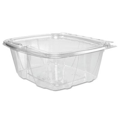 View larger image of ClearPac SafeSeal rPET Tamper-Resistant Container, ProPlanet Seal, Flat Lid, 32oz, 6.4 x 2.6 x 7.1, Clear, 100/Bag, 2 Bags/CT