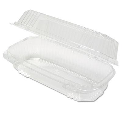 View larger image of ClearView SmartLock Hinged Lid Container, 23 oz, 8.5 x 4 x 2.5, Clear, Plastic, 250/Carton