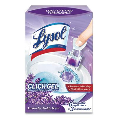 View larger image of Click Gel Automatic Toilet Bowl Cleaner, Lavender Fields, 6/Box, 4 Boxes/Carton