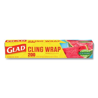 View larger image of Clingwrap Plastic Wrap, 200 Square Foot Roll, Clear, 12 Rolls/carton