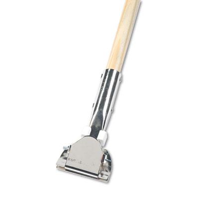 View larger image of Clip-On Dust Mop Handle, Lacquered Wood, Swivel Head, 1" Dia. x 60in Long