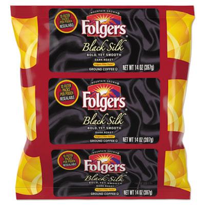 View larger image of Coffee Filter Packs, Black Silk, 1.4 oz Pack, 40Packs/Carton