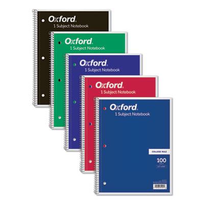 View larger image of Coil-Lock Wirebound Notebook, 3-Hole Punched, 1-Subject, Medium/College Rule, Randomly Assorted Covers, (100) 11 x 8.5 Sheets