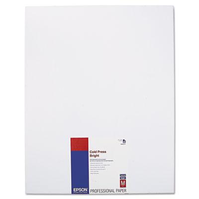 View larger image of Cold Press Bright Fine Art Paper, 21 mil, 17 x 22, Textured Matte White, 25/Pack