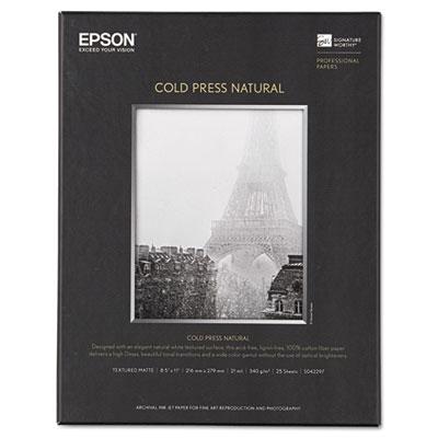 View larger image of Cold Press Fine Art Paper, 19 mil, 8.5 x 11, Textured Matte Natural, 25/Pack