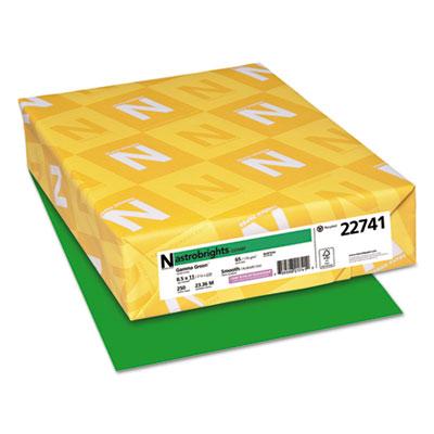 View larger image of Color Cardstock, 65 lb, 8.5 x 11, Gamma Green, 250/Pack