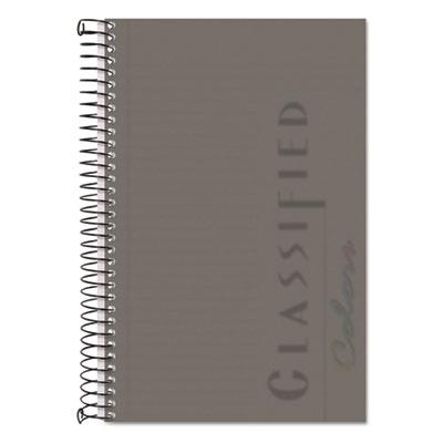 View larger image of Color Notebooks, 1-Subject, Narrow Rule, Graphite Cover, (100) 8.5 x 5.5 White Sheets