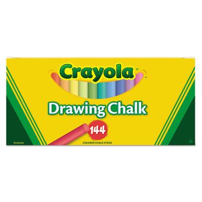 View larger image of Colored Drawing Chalk, Six Each of 24 Assorted Colors, 144 Sticks/Set