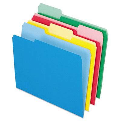 View larger image of Colored File Folders, 1/3-Cut Tabs, Letter Size, Assorted, 24/Pack