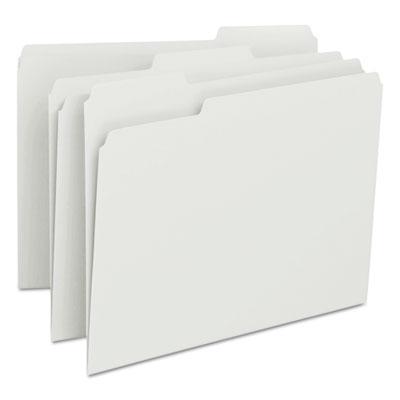 View larger image of Colored File Folders, 1/3-Cut Tabs, Letter Size, White, 100/Box